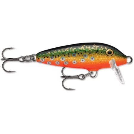 rapala ultra light minnow ulm-6 ulm06 tr brown trout 2 1/2 1/8oz dives  2'-3