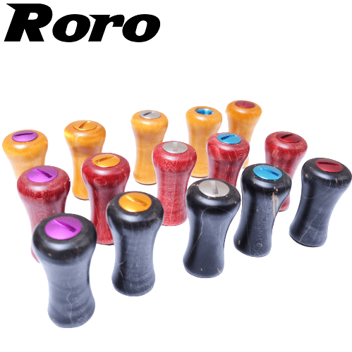 Roro handle knob round hardwood grip daiwa/shimano Roro handle knob round hardwood grip daiwa/shimano