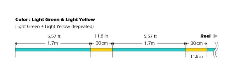 Varivas Super Trout Advance Bait Finesse PE X4 Line Marking System
