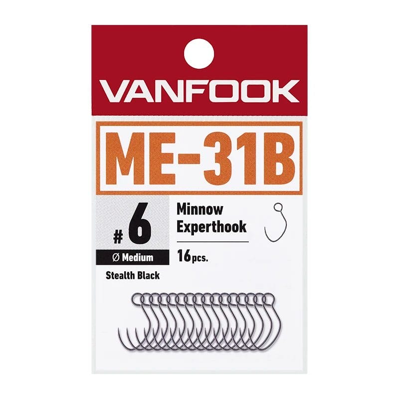 VanFook ME-31B Minnow Experthook Medium Wire Barbless - Bait Finesse Empire