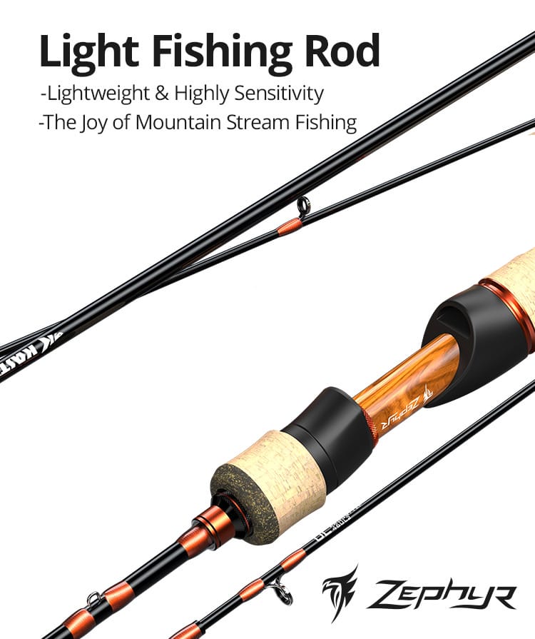 KastKing Zephyr SFS Rod Series - Spin Finesse - Bait Finesse