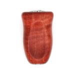 Roro Glossy Wood I-Shape Handle Knob Daiwa/Shimano Red