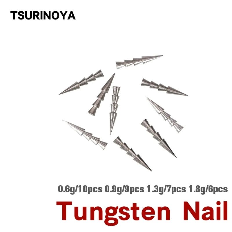 Tsurinoya Tungsten Nail Weights Tsurinoya Tungsten Nail Weights