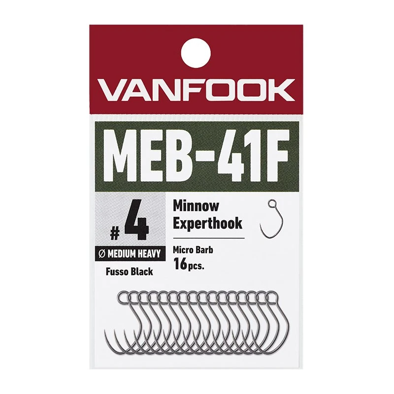 VanFook MEB-41F Minnow Experthook Medium Heavy Wire Micro Barb