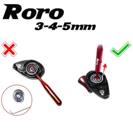 Roro Spool Bearing Pin Removal Tool TX8 - Bait Finesse Empire