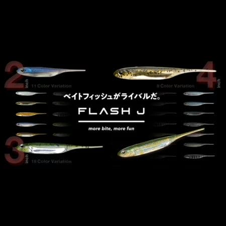 Swimbait Bass Fishing Lure  Fish Arrow Flash J Shad 3in 