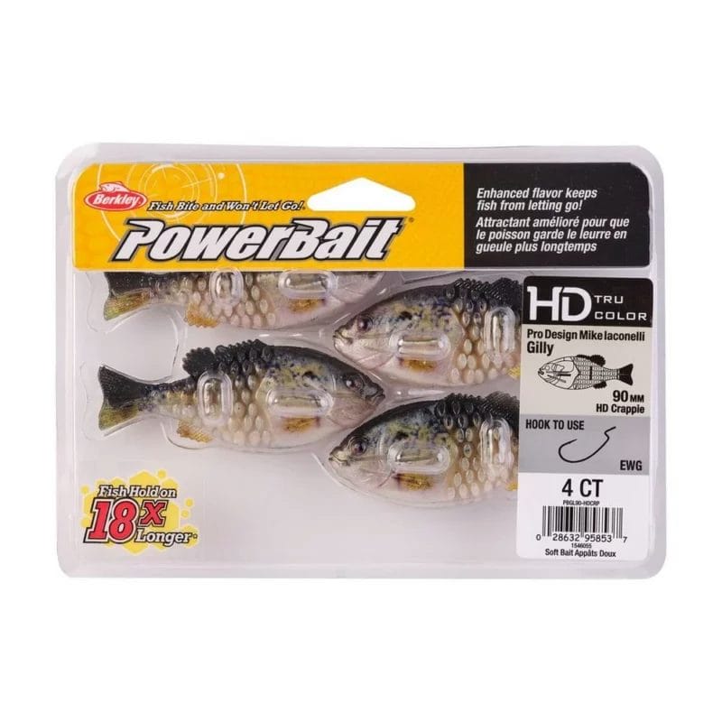 Berkley Powerbait Gilly HD Crappie Tail Packaging