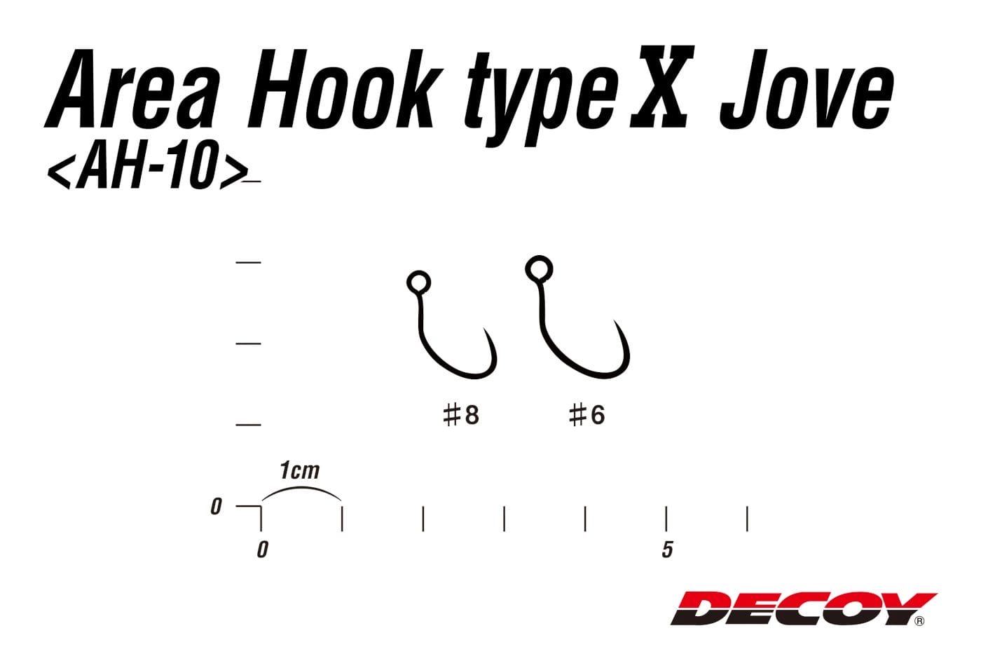 Decoy AH-10 Area Hook Type X Jove