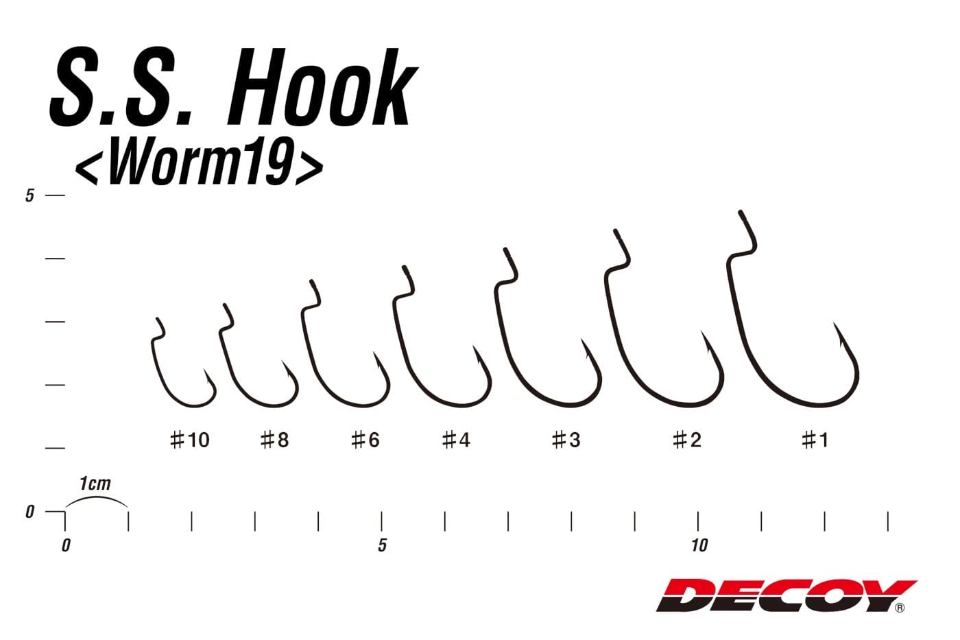 Decoy Worm 20 Big Bite Finesse Wide Gap Hooks Size 2 (2969) : :  Sports & Outdoors