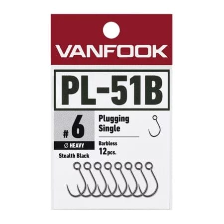 VanFook PL-41B Plugging Single Medium Wire Barbless - Bait Finesse Empire