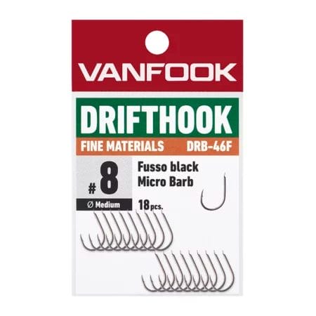 VanFook DRB-46F Drifthook Fine Materials - Spade Hooks 18pk
