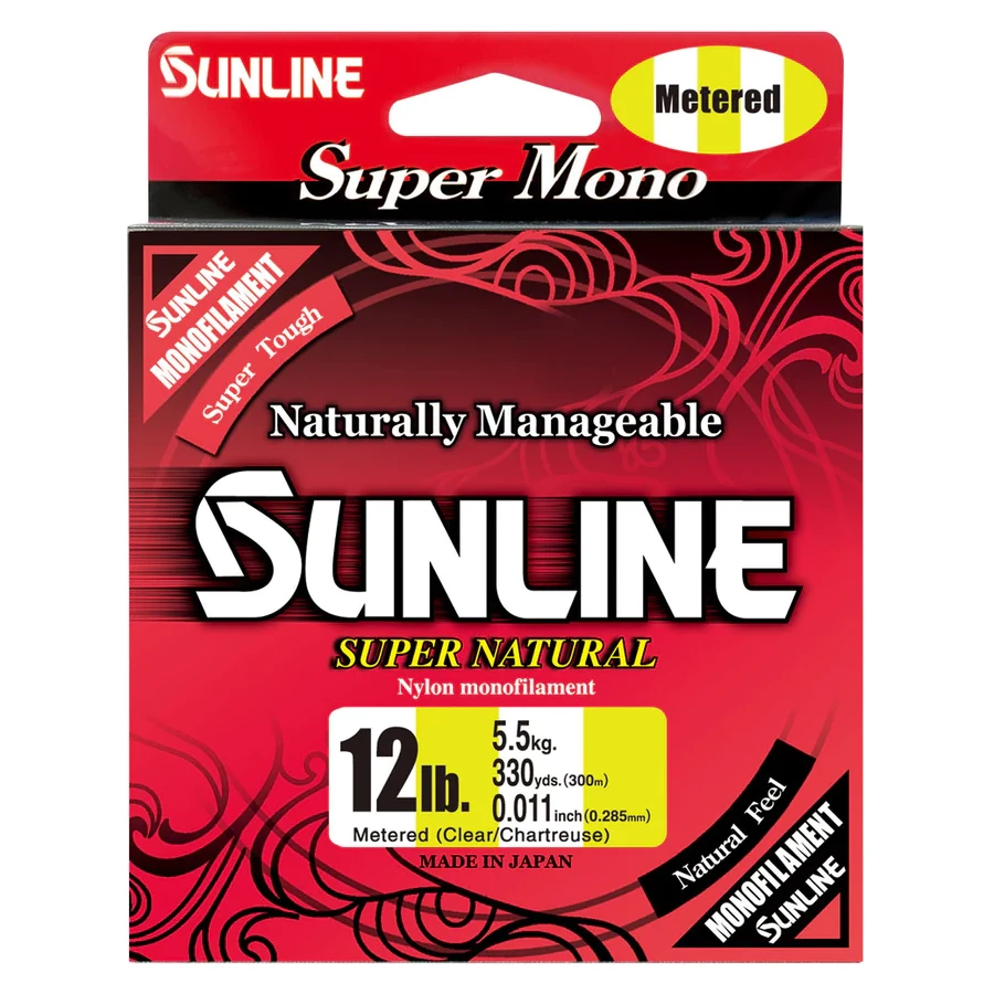 Sunline Super Natural Metered Monofilament - Bait Finesse Empire