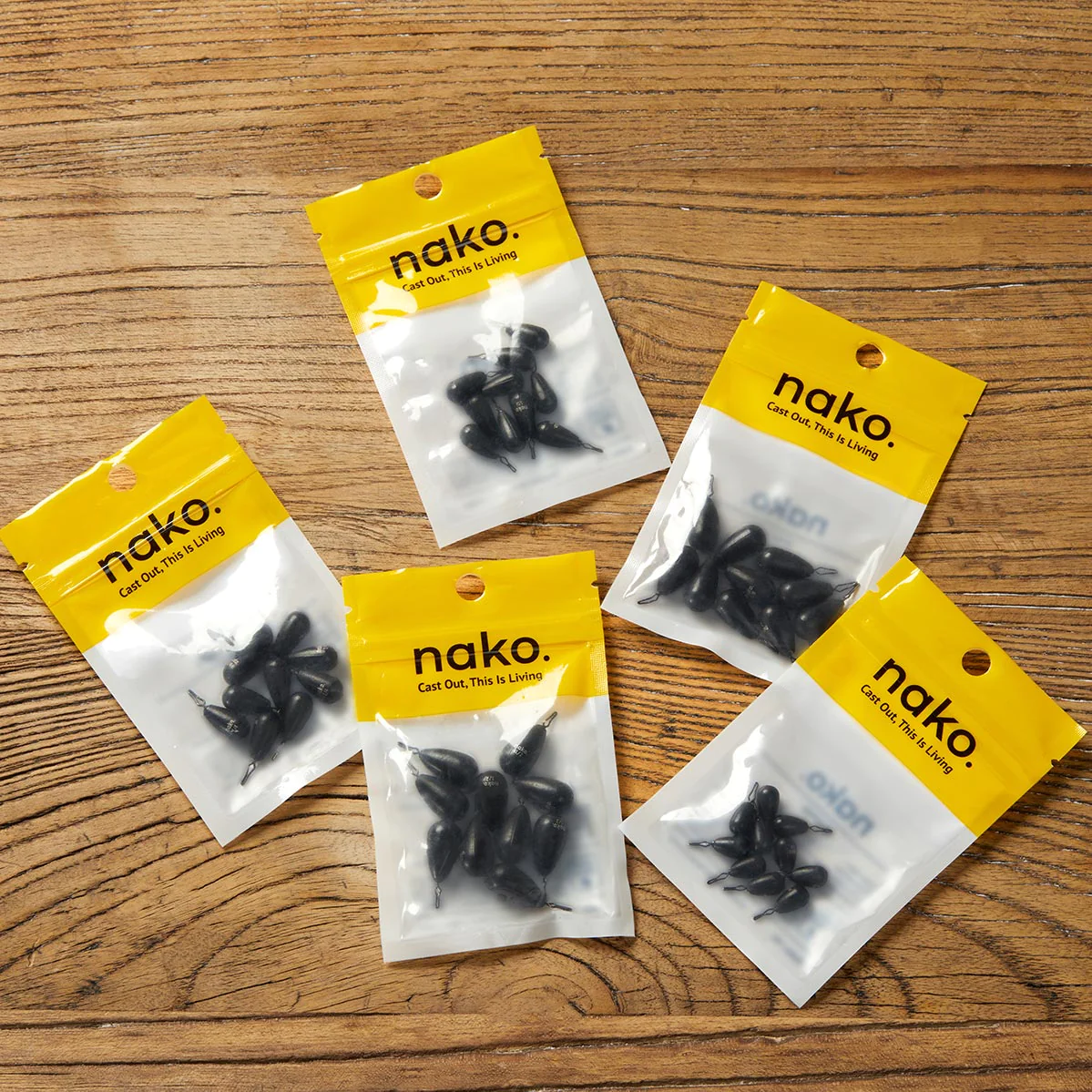 Nako Tungsten Tear Drop Shot Weights – Hammonds Fishing