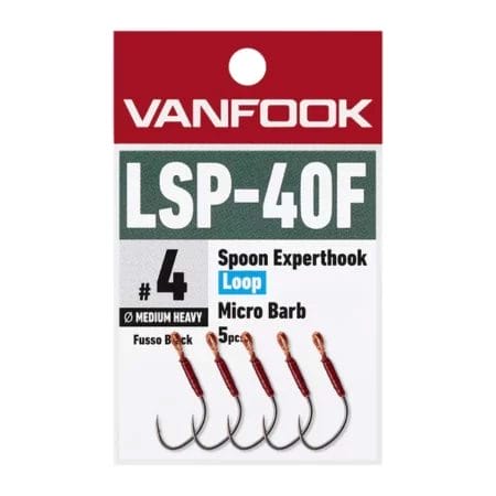 Vanfook LSP-40F Spoon Expert Hook Loop Micro Barb 5pk