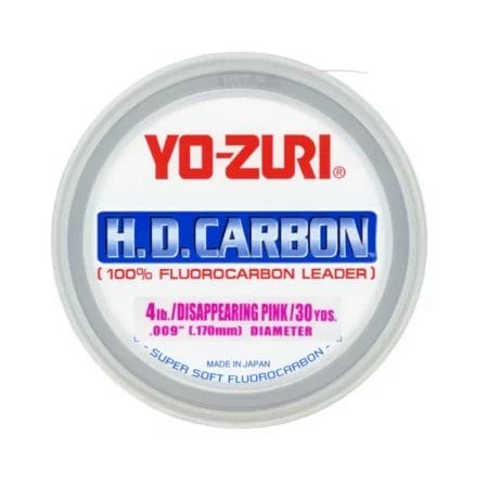 Yo-Zuri HD Carbon Disappearing Pink Fluorocarbon Leader Line