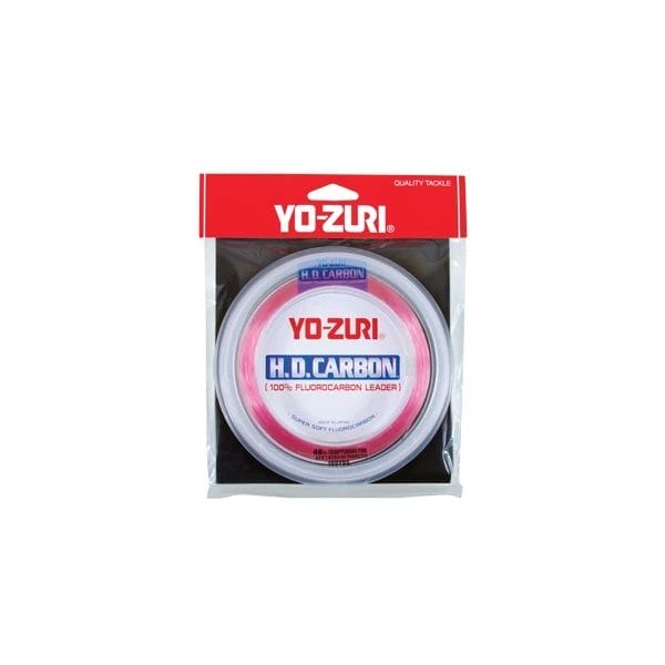 Yo-Zuri HD Carbon Disappearing Pink Fluorocarbon Leader Line - Bait Finesse  Empire