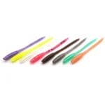844 Dappy Pin Straight Worm UV Clear Pink Nikko Baits