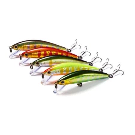  Fishing Crankbait Hard Baits Kit, 7pcs Minnow Fishing Lures  Crank Baits with Feather Treble Hook Long Casting Trolling Lures Trout Bass  Lures for Freshwater Saltwater : Sports & Outdoors