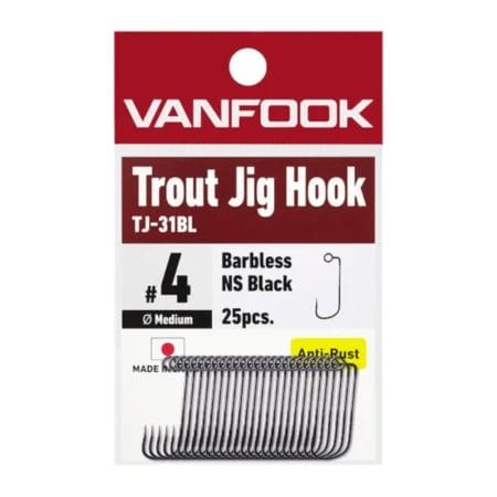 Vanfook TJ-31BL Trout Jig Hook 25pk