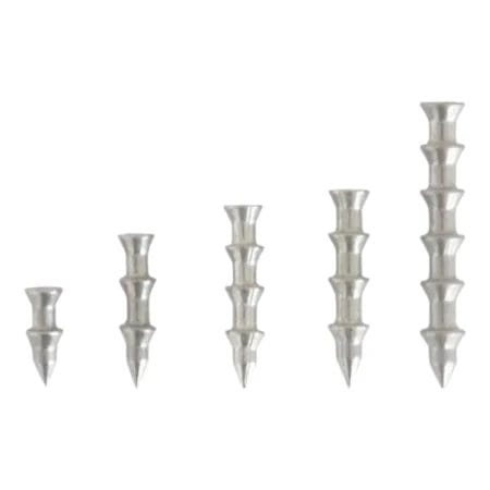 X Zone Lures Tungsten Pagoda Nail Sinkers