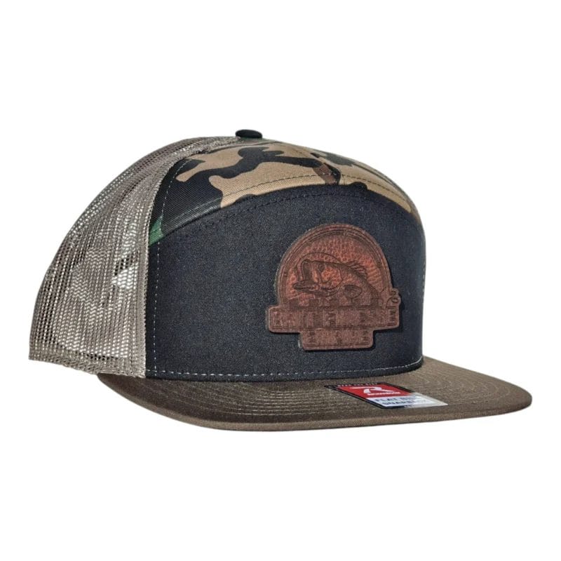 bfe-168_hat_leather_logo-black_camo_loden
